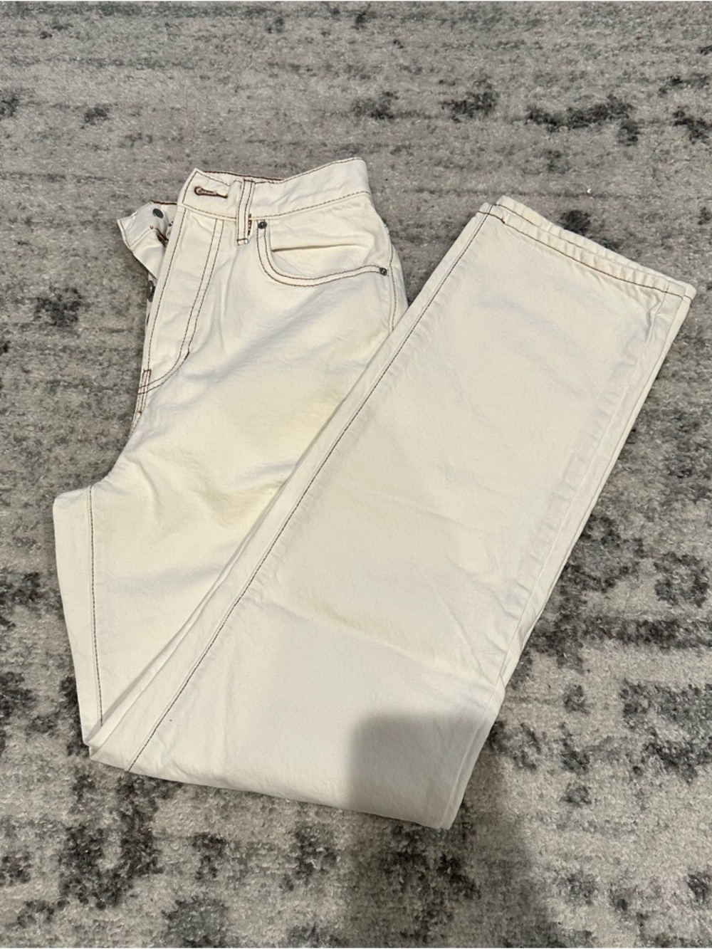 PacSun White Dad Jeans